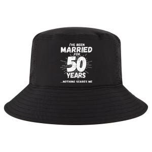 Couples Married 50 Years Funny 50th Wedding Anniversary Cool Comfort Performance Bucket Hat