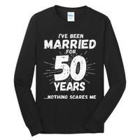 Couples Married 50 Years Funny 50th Wedding Anniversary Tall Long Sleeve T-Shirt