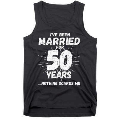 Couples Married 50 Years Funny 50th Wedding Anniversary Tank Top