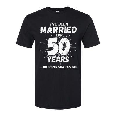 Couples Married 50 Years Funny 50th Wedding Anniversary Softstyle CVC T-Shirt