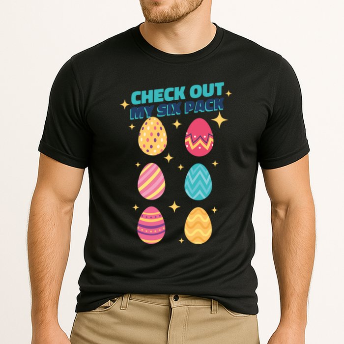 Checkout My 6 Pack Easter Eggs Funny Performance Shirt