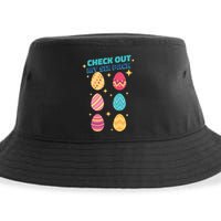 Checkout My 6 Pack Easter Eggs Funny Sustainable Bucket Hat