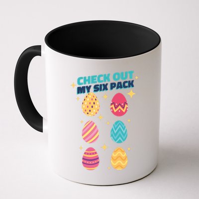 Checkout My 6 Pack Easter Eggs Funny Mug