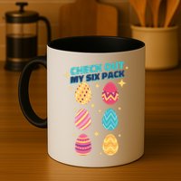 Checkout My 6 Pack Easter Eggs Funny Mug