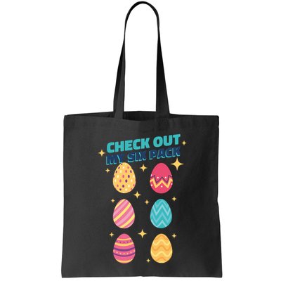 Checkout My 6 Pack Easter Eggs Funny Bag