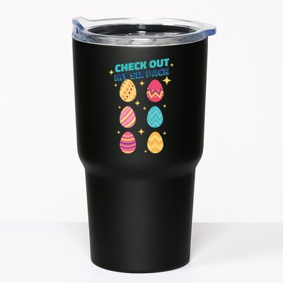 Checkout My 6 Pack Easter Eggs Funny Tumbler
