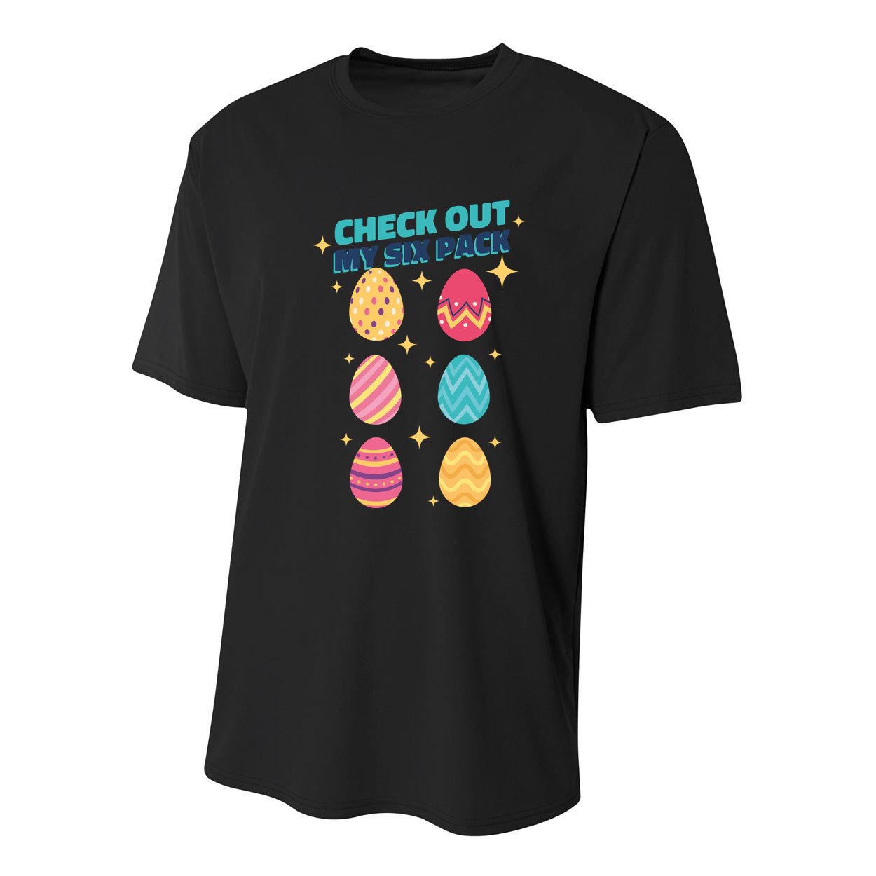 Checkout My 6 Pack Easter Eggs Funny Youth Performance Sprint T-Shirt