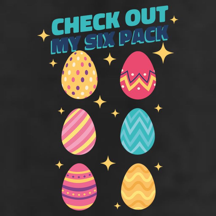 Checkout My 6 Pack Easter Eggs Funny 25L Jumbo Tote