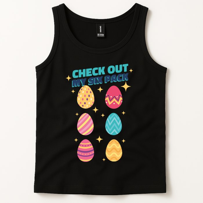 Checkout My 6 Pack Easter Eggs Funny Tank Top