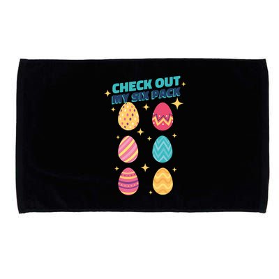 Checkout My 6 Pack Easter Eggs Funny Microfiber Hand Towel
