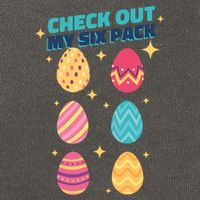 Checkout My 6 Pack Easter Eggs Funny Cotton Canvas Backpack