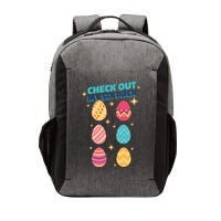 Checkout My 6 Pack Easter Eggs Funny Vector Backpack