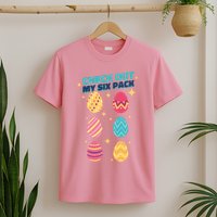 Checkout My 6 Pack Easter Eggs Funny T-Shirt