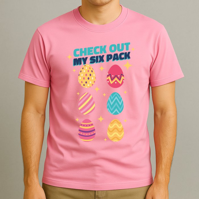 Checkout My 6 Pack Easter Eggs Funny T-Shirt