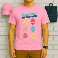 Checkout My 6 Pack Easter Eggs Funny T-Shirt