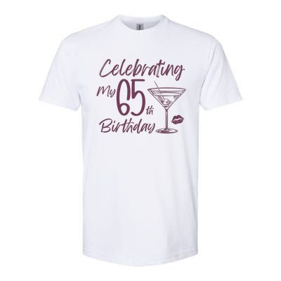 Celebrating My 65th Birthday Party Softstyle CVC T-Shirt