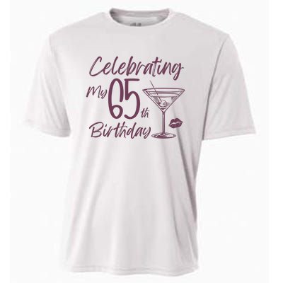 Celebrating My 65th Birthday Party Cooling Performance Crew T-Shirt