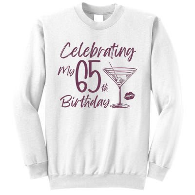 Celebrating My 65th Birthday Party Sweatshirt