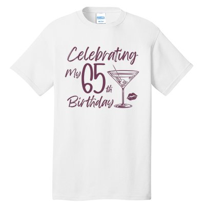 Celebrating My 65th Birthday Party Tall T-Shirt