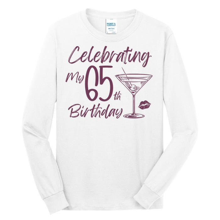 Celebrating My 65th Birthday Party Tall Long Sleeve T-Shirt