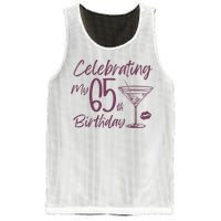 Celebrating My 65th Birthday Party Mesh Reversible Basketball Jersey Tank