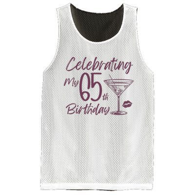 Celebrating My 65th Birthday Party Mesh Reversible Basketball Jersey Tank