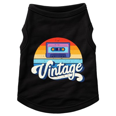 Cassette Mixtape 80s Music Retro Mixed Tape Doggie Tank
