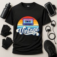 Cassette Mixtape 80s Music Retro Mixed Tape Performance Shirt