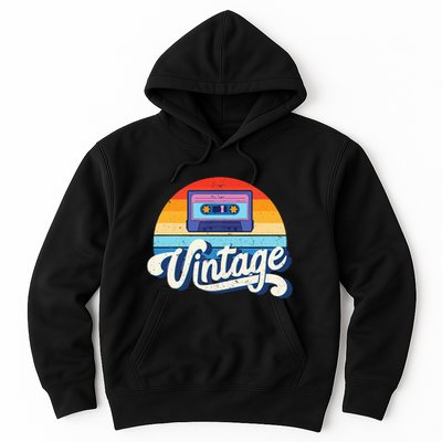 Cassette Mixtape 80s Music Retro Mixed Tape Hoodie