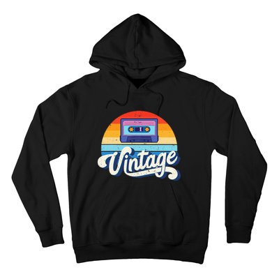 Cassette Mixtape 80s Music Retro Mixed Tape Hoodie