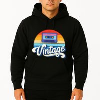 Cassette Mixtape 80s Music Retro Mixed Tape Hoodie