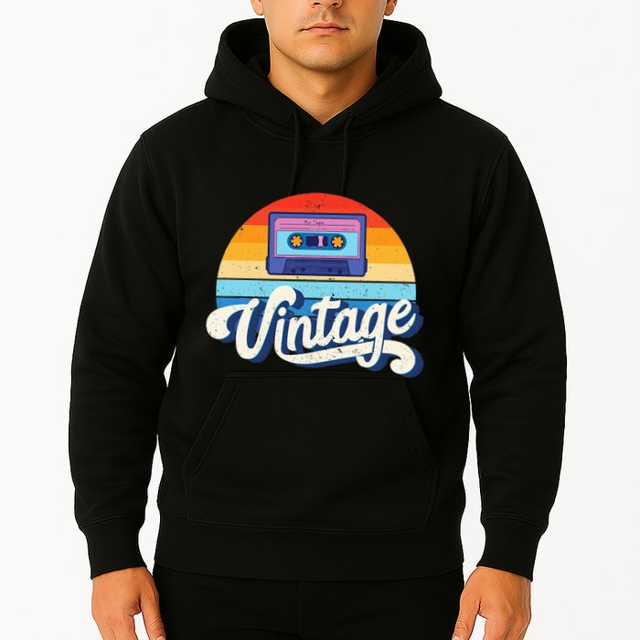 Cassette Mixtape 80s Music Retro Mixed Tape Hoodie