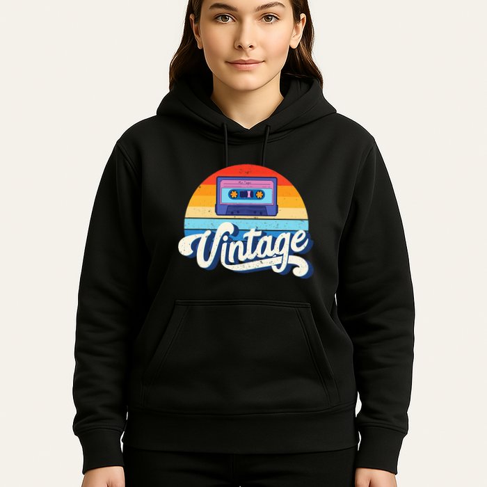 Cassette Mixtape 80s Music Retro Mixed Tape Hoodie
