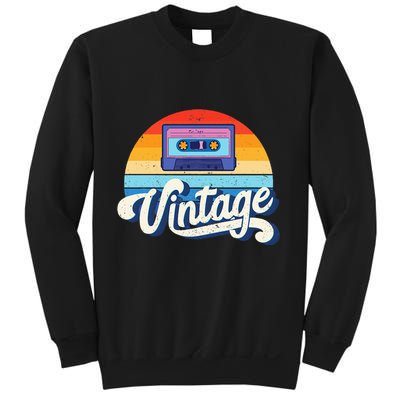 Cassette Mixtape 80s Music Retro Mixed Tape Sweatshirt
