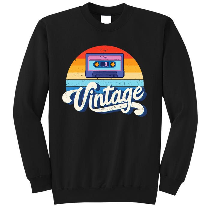 Cassette Mixtape 80s Music Retro Mixed Tape Sweatshirt