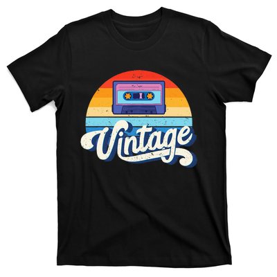 Cassette Mixtape 80s Music Retro Mixed Tape T-Shirt