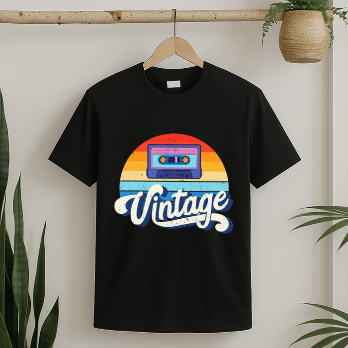 Cassette Mixtape 80s Music Retro Mixed Tape T-Shirt