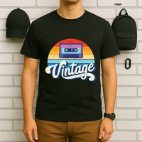 Cassette Mixtape 80s Music Retro Mixed Tape T-Shirt