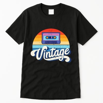 Cassette Mixtape 80s Music Retro Mixed Tape Tall T-Shirt