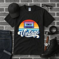 Cassette Mixtape 80s Music Retro Mixed Tape Tall T-Shirt