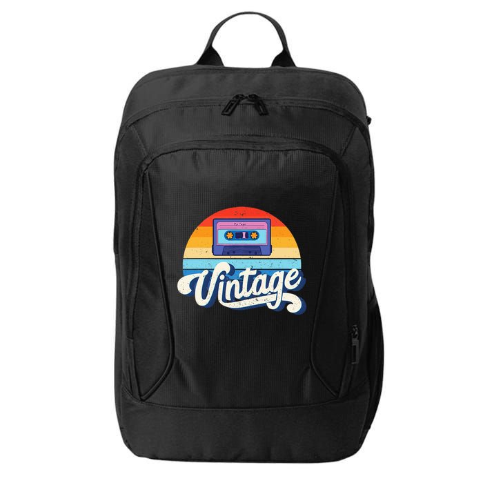 Cassette Mixtape 80s Music Retro Mixed Tape City Backpack