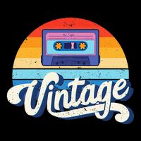 Cassette Mixtape 80s Music Retro Mixed Tape Drawstring Bag