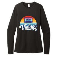 Cassette Mixtape 80s Music Retro Mixed Tape Womens CVC Long Sleeve Shirt