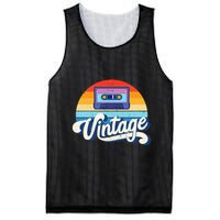 Cassette Mixtape 80s Music Retro Mixed Tape Mesh Reversible Basketball Jersey Tank