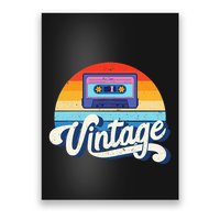 Cassette Mixtape 80s Music Retro Mixed Tape Poster