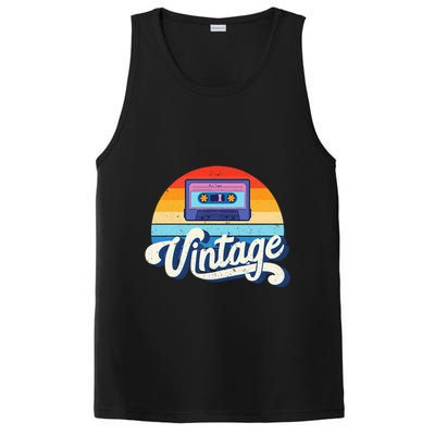 Cassette Mixtape 80s Music Retro Mixed Tape PosiCharge Competitor Tank