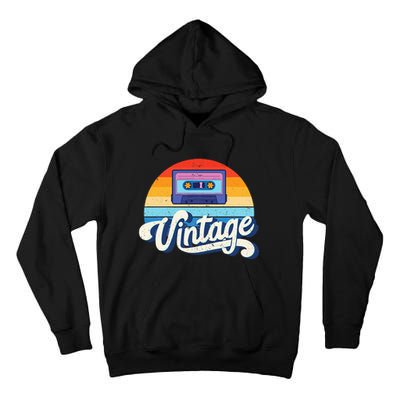 Cassette Mixtape 80s Music Retro Mixed Tape Tall Hoodie