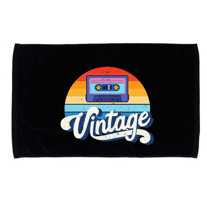 Cassette Mixtape 80s Music Retro Mixed Tape Microfiber Hand Towel