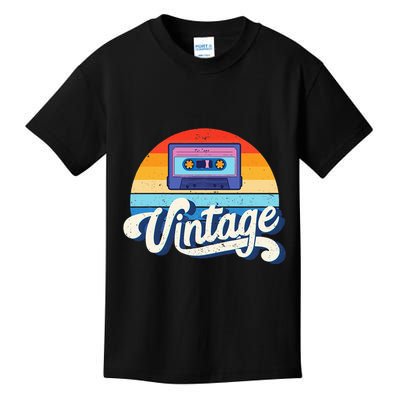 Cassette Mixtape 80s Music Retro Mixed Tape Kids T-Shirt