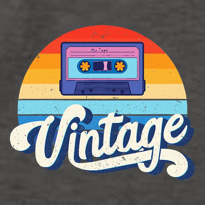 Cassette Mixtape 80s Music Retro Mixed Tape Vector Backpack